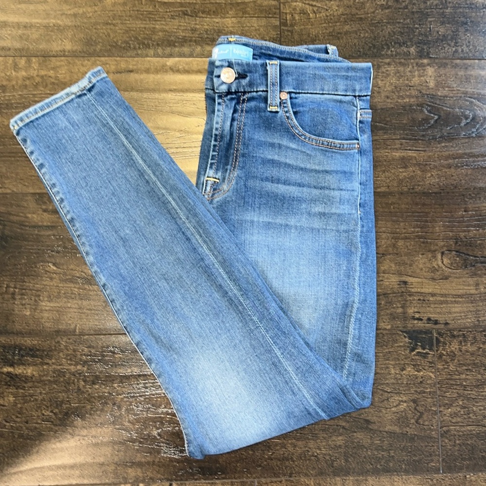 7 For All Mankind Light Wash Blair Denim - The Ankle Skinny
